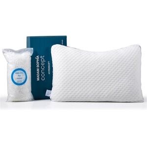 Brand New Shredded Memory Foam Pillow Adjustable Queen Hypersoft Microgel Fiber